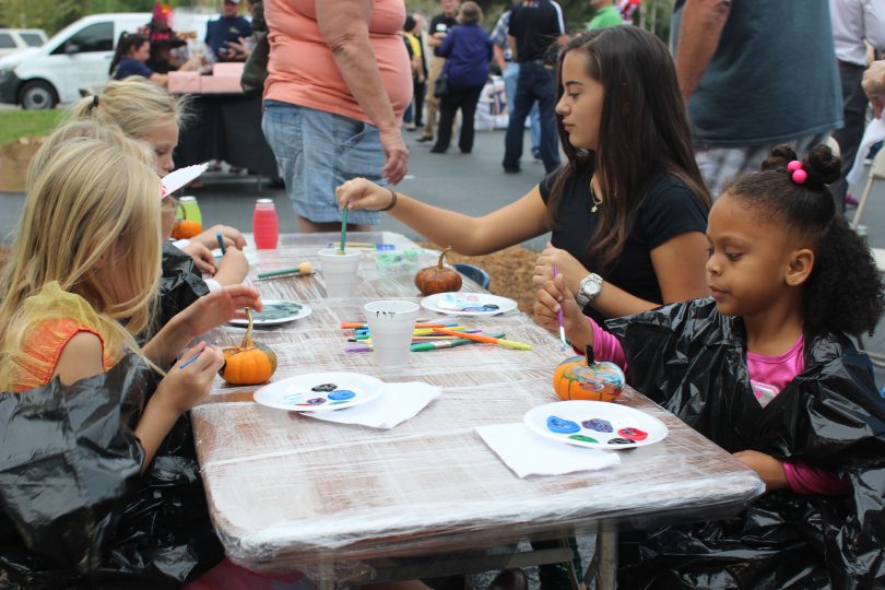 Kids activities at Halloween Bash 2016 - Brooks Law Group
