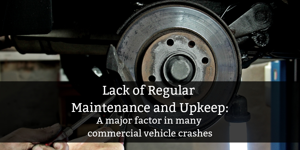 Brake failure is often a result of poor maintenance in commercial vehicles - Brooks Law Group