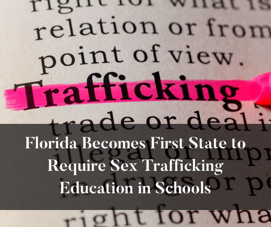 Our state is in the top 3 for states most affected by trafficking