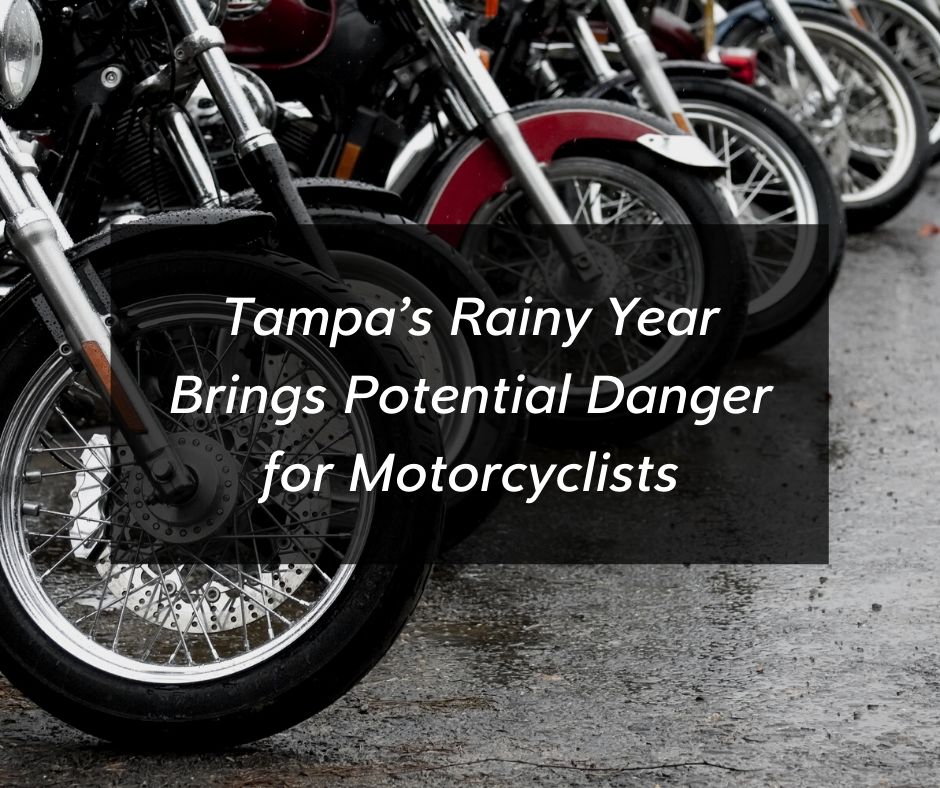 Rain and slick roads present danger to all manner of vehicles, but they can be especially treacherous for motorcycle riders.