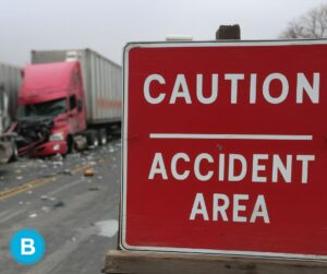 Stay vigilant in high-risk areas to avoid secondary crashes!