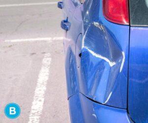 Remember to take photos of all damage in parking lot car accidents, even if it seems minor!