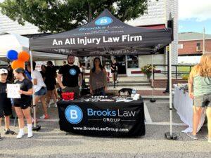 Brooks Law Group team at Bartow Friday Fest.